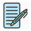 Pen Paper Writing Icon