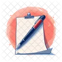 Pen And Paper Paper Writing Icon