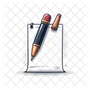 Pen And Paper Pen Paper Icon