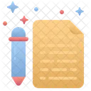 Pen And Paper  Icon