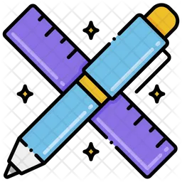 Pen And Ruler  Icon