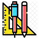 Pen Pencil Angle Icon