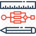 Pen Pencil Ruler Icon