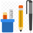 Pen Pencil Ruler Icon
