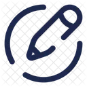 Pen New Round Web Icon Message Icon Icon