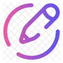 Pen New Round Web Icon Message Icon Icon