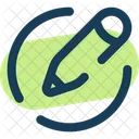 Pen New Round Web Icon Message Icon Icon