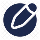 Pen New Round Web Icon Message Icon Icon
