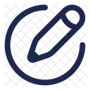 Pen New Round Web Icon Message Icon Icon