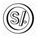 Pen Peruvian Nuevo Sol Bitcoin Report Icon