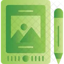 Pen Tablet Draw Graphics Icon