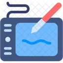 Pen Tablet Graphic Design Illustration Icon
