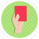 Penalty Card Red Card Referee Card Icon