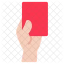 Penalty Card Red Card Referee Card Icon