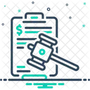 Penalty Chastisement Forfeit Icon