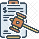 Penalty Chastisement Forfeit Icon