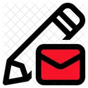 Pencil Mail Write Mail Icon