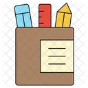 Pencil Box Scale Icon