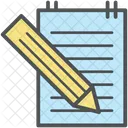 Pencil Notepad Stationery Icon
