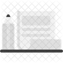 Pencil And Paper Icon