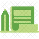 Pencil And Paper Icon
