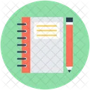 Pencil Notebook Writing Icon