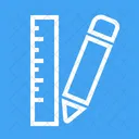 Pencil Ruler Scale Icon