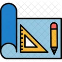 Pencil Scale Drawing Tools Icon