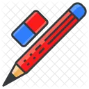 Pencil Rubber Stationery Icon