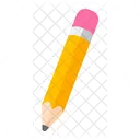 Cute School Sticker Pencil Write Icon