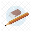Pencil And Eraser Eraser Pencil Icon