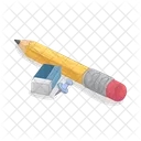 Pencil And Eraser Eraser Pencil Icon