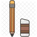 Pencil And Eraser  Icon