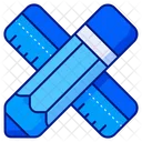 Pencil Ruler Rulers Icon