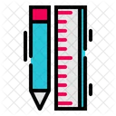 Pencil And Ruler Icon