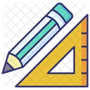 Pencil Ruler Ruler Pencil Icon