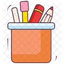 Stationery Tool Pencil Box Drawing Tools Icon