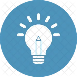 Pencil Bulb  Icon