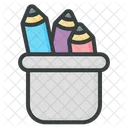 Pencil Case School Education Icon