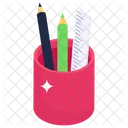 Pencil Holder Pen Stand Pencil Cup Icon