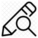 Pencil edit search  Icon