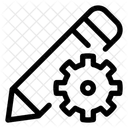 Pencil edit setting  Icon