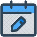 Calendar Pencil Edit Icon