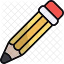 Pencil Writing Tool School Material Icon