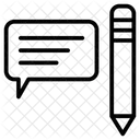 Pencil Card Note Icon