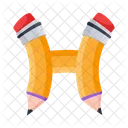 Easy To Use Flat Icon Of School Pencil Icon