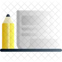 Pencil And Paper Icon