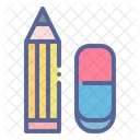 Eraser Rubber Stationery Icon