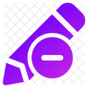 Pencil Remove Eraser Tool Icon