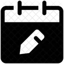Calendar Pencil Edit Icon